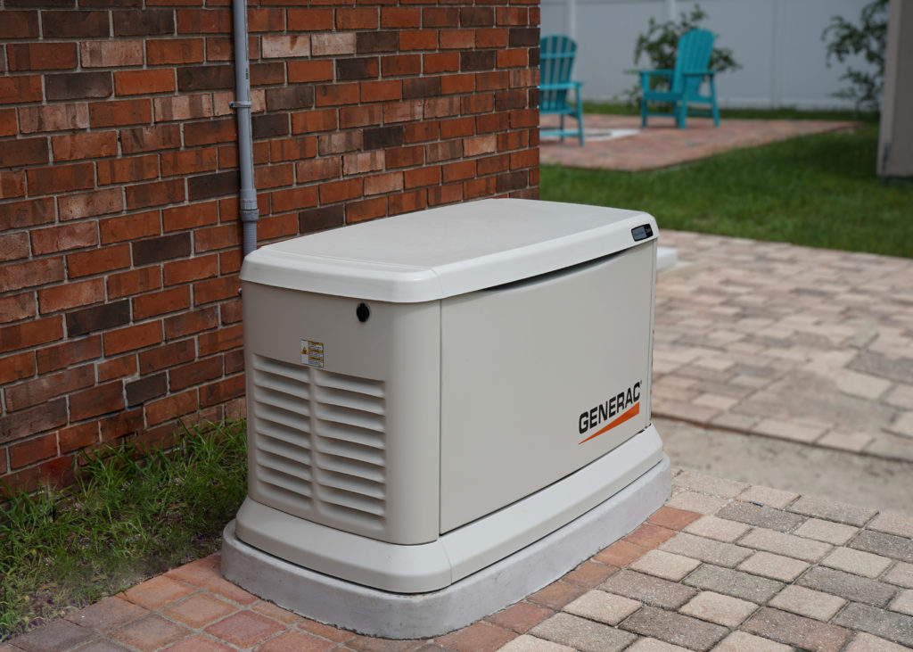 generac generator installation done in tampa home